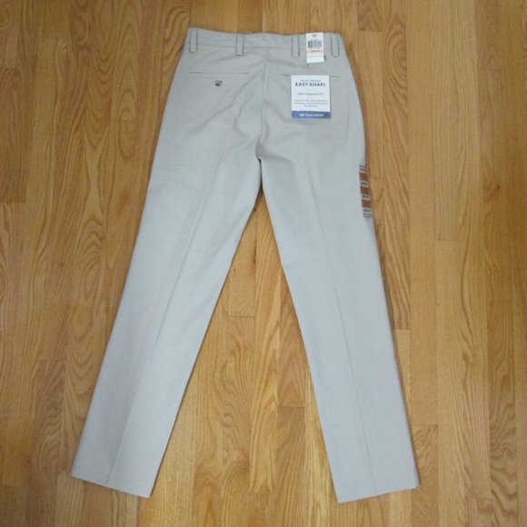 DOCKERS MENS SIZE 28 X 30 PANTS EASY KHAKI BEIGE SLIM FIT ALL MOTION COMFORT NWT - Picture 5 of 10